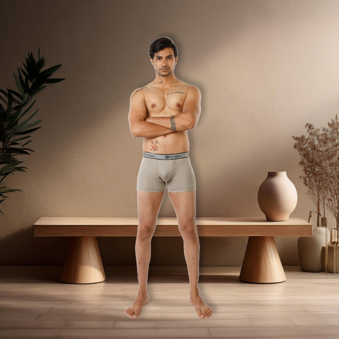 Raajaji Fine Long  Trunks (Beige)
