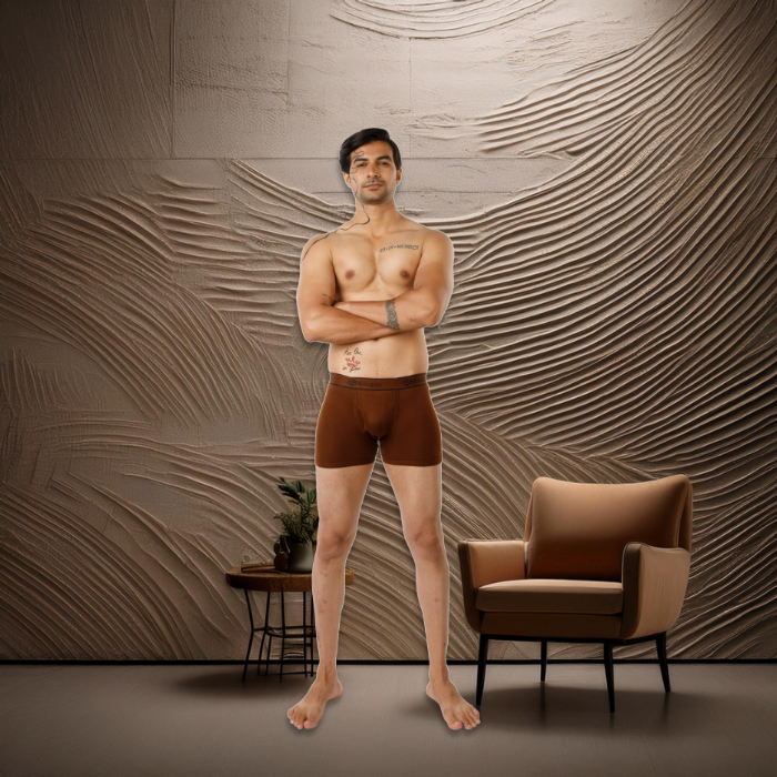 Raajaji Fine Long Trunks (Brown)